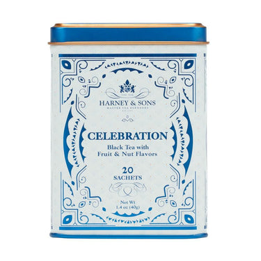 Harney & Sons CELEBRATION Tea 20 ct Sachet TIn